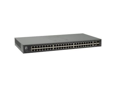 LevelOne FGU-5021, Fast Ethernet (10/100), Täysin kaksipuolinen, Telineasennus