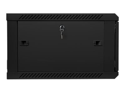 Lanberg - Rack skap - veggmonterbar - svart, RAL 9004 - 6U - 19"