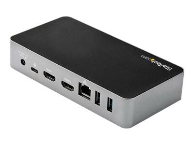 Startech USB-C Dock, Dual Monitor 1080p HDMI Laptop Docking Station, 60W Power Delivery, 1x USB-C, 3x USB-A, Ethernet, Dual HDMI Video Display USB ...