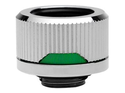 EK vesilohkot EK-Torque HDC 16 liitäntä suora G1/4 tuuman uros 16mm naaras kovaputki - hopea
