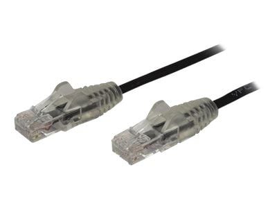 StarTech.com 3m Slim LSZH CAT6 Ethernet Cable, 10 Gigabit Snagless RJ45 100W PoE Patch Cord, CAT 6 10GbE UTP Network Cable w/Strain Relief, Black, ...