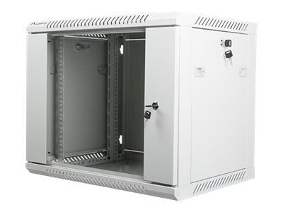 Lanberg - Rack skåp - väggmontering - grå, RAL 7035 - 9U - 19"