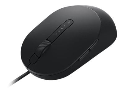 Dell Pro MS3220 - Mus - laser - 5 knapper - kablet - USB 2.0 - svart - med 3 års Advanced Exchange Service