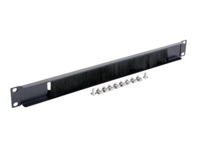 Gembird - Kabelingångspanel med borste, för rack - 1U - 19"