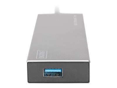 DIGITUS USB 3.0 Office Hub DA-70241-1 - Hub - 7 x SuperSpeed USB 3.0 - stasjonær