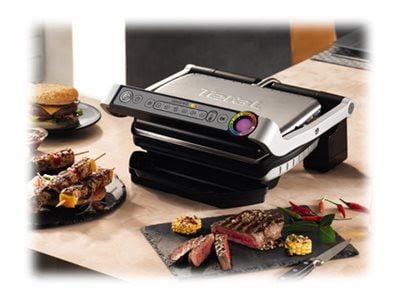 Tefal OptiGrill+ GC712834 - Grill - elektrisk - 600 cm2 - svart
