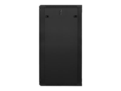Lanberg - Rack skap - veggmonterbar - svart, RAL 9004 - 27U - 19"