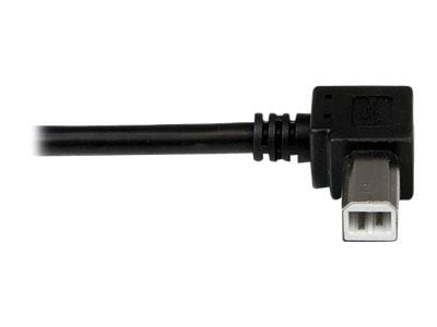 StarTech.com 2m USB 2.0 A to Left Angle B Cable Cord - 2 m USB Printer Cable - Left Angle USB B Cable - 1x USB A (M), 1x USB B (M) (USBAB2ML) - USB...