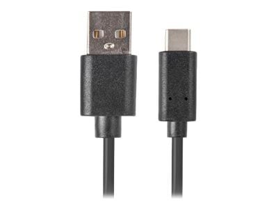 Lanberg - USB-kabel - USB (hann) til USB-C (hann) - USB 2.0 - 50 cm - svart