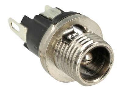 Delock - Strømkontakt - DC-jakk 5,5 mm x 9,5 mm (ID: 2,5 mm) (hunn)