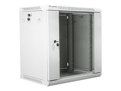 Lanberg - Rack skap - veggmonterbar - grå, RAL 7035 - 12U - 19"