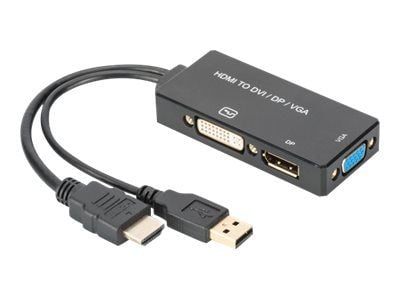 Assmann - Videomuuntaja - HDMI - DVI, DisplayPort, VGA - lajittelu - lajittelu
