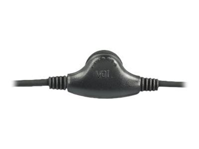 Delock - Lydsplitter - mini-phone stereo 3.5 mm hann vinklet til mini-phone stereo 3.5 mm hunn - 25 cm - svart