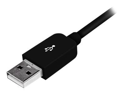 Startech 3m (10ft) Long Black Apple® 8-pin Lightning Connector to USB Cable for iPhone / iPod / iPad - Charge and Sync Cable (USBLT3MB) - Lightning...