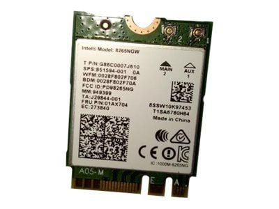 Intel 8265 - Nettverksadapter - M.2 Card - Bluetooth 4.2, Wi-Fi 5 - FRU