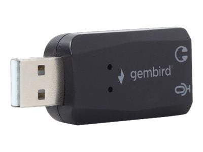 Gembird SC-USB2.0-01 - Lydkort - 48 kHz - stereo - USB 2.0 - CMedia CM108B Gembird SC-USB2.0-01 - Lydkort - 48 kHz - stereo - USB 2.0 - CMedia CM108B