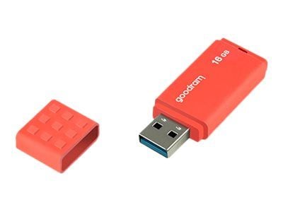 GOODRAM UME3 - USB flash-enhet - 16 GB - USB 3.0 - orange