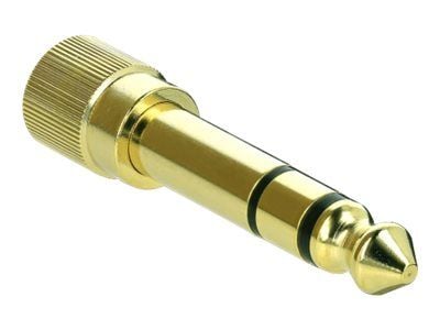 Delock - Audioadapter - stereojakk hann til mini-phone stereo 3.5 mm hunn skrubar