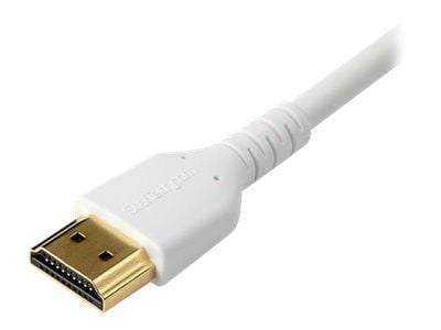 Startech - Premium High Speed - HDMI-kabel med Ethernet - HDMI hann til HDMI hann - 2 m - hvit - for P/N: TB3DKM2HDL