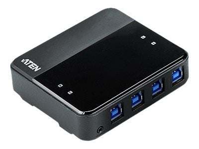 ATEN US434 - USB-växel - 4 x SuperSpeed USB 3.0 - skrivbordsmodell