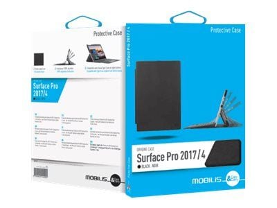 Mobilis Origine - Beskyttelsesveske for tablet PC - 12.3" - svart - for Microsoft Surface Pro (I midten av 2017), Pro 4, Pro 6, Pro 7