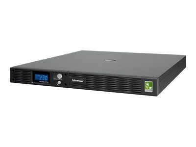 CyberPower Professional Rack Mount LCD Series PR1000ELCDRT1U - UPS (kan monteres i rack) - AC 230 V - 800 watt - 1000 VA - 9 Ah - RS-232, USB - utg...