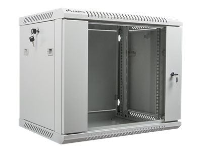Lanberg - Rack skap - veggmonterbar - grå, RAL 7035 - 9U - 19"