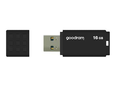 GOODRAM UME3 - USB flashdrive - 16 GB - USB 3.0 - sort