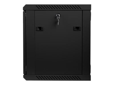 Lanberg - Rack skap - veggmonterbar - svart, RAL 9004 - 9U - 19"