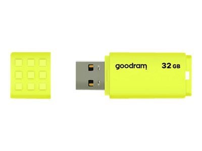 GOODRAM UME2 - USB flash-enhet - 32 GB - USB 2.0 - gul