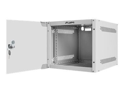 Lanberg - Rack skap - veggmonterbar - grå, RAL 7035 - 4U - 10"