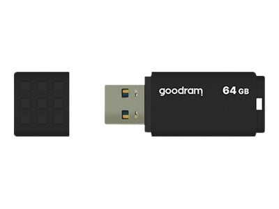 GOODRAM UME3 - USB flash-enhet - 64 GB - USB 3.0 - svart