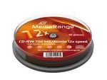 MediaRange - 10 x CD-RW - 700 MB (80 min) 12x - spindel