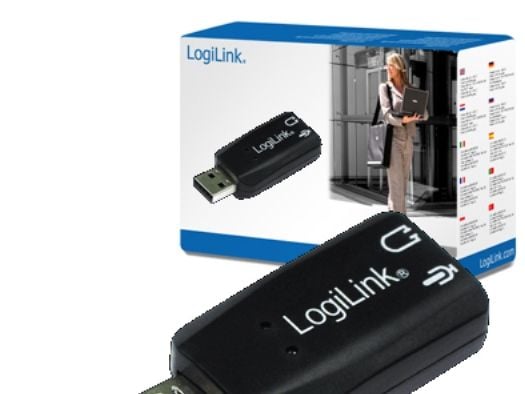 LogiLink USB Soundcard with Virtual 3D Soundeffects - Lydkort - stereo - USB 2.0