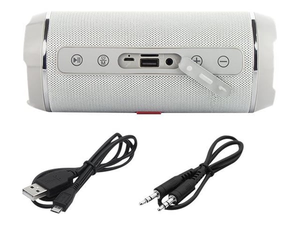 Blow BT460 - Kaiutin - kannettava - langaton - Bluetooth - harmaa - Bluetooth - harmaa