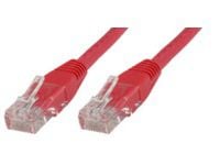 MicroConnect - Nettverkskabel - RJ-45 (hann) til RJ-45 (hann) - 3 m - UTP - CAT 6 - rød