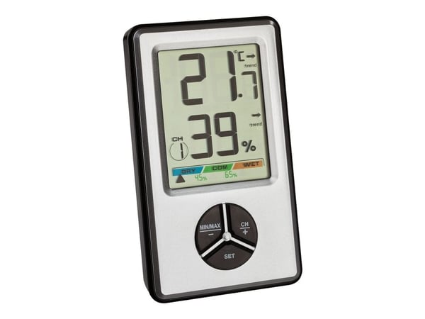 TFA - Termohygrometer - digital - sølv