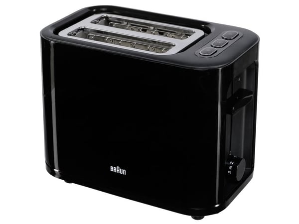 Braun PurEase HT3010 BK - Brødrister - 2 skive - 2 Spor - svart