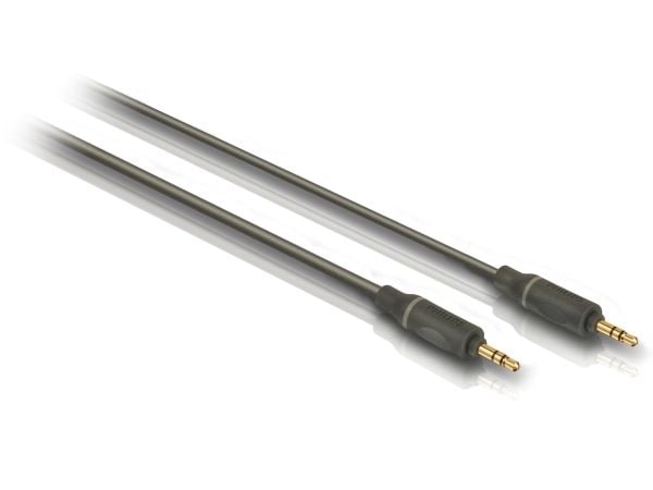 Philips SWA4522S - Lydkabel - minitelefon stereo 3,5 mm hann til minitelefon stereo 3,5 mm hann - 1,5 m - skjermet