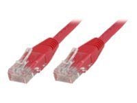 MicroConnect - Verkkokaapeli - RJ-45 (uros) - RJ-45 (uros) - 10 m - UTP - CAT 6 - punainen