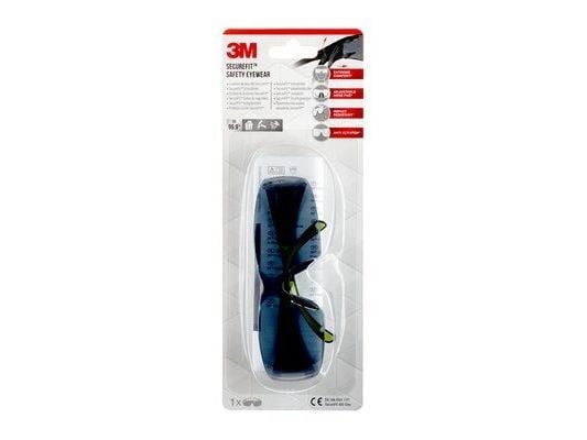3M suojalasit musta, vihreä (SF400GC1)