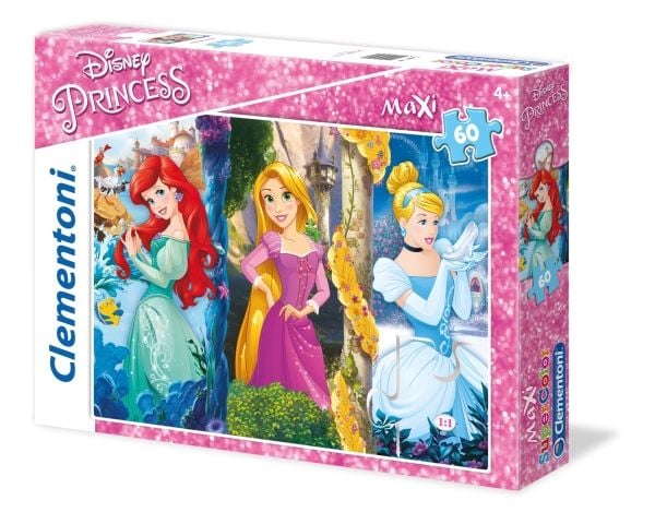 Clementoni SuperColor Maxi Disney Princess - Disney Princess - puslespill - 60 deler