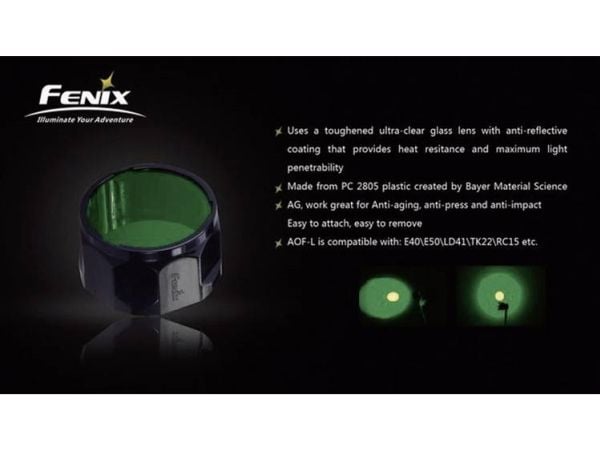 Fenix Light FENAOFLG fargefilter grønn