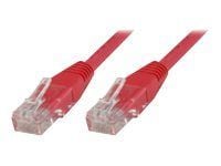 MicroConnect - Nettverkskabel - RJ-45 (hann) til RJ-45 (hann) - 15 m - UTP - CAT 6 - rød