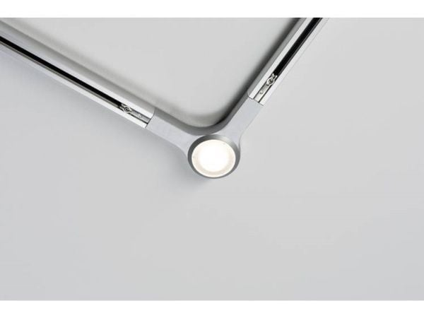 Paulmann 954.85, Spotlight på skinne, 1 ampuller, LED, 2700 K, 420 lm, Kromfarget