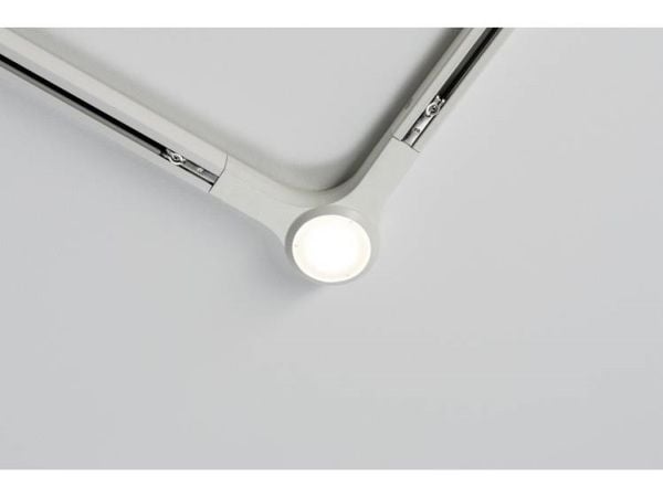Paulmann 954.86, Spotlight på skinne, 1 ampuller, LED, 2700 K, 420 lm, Hvit