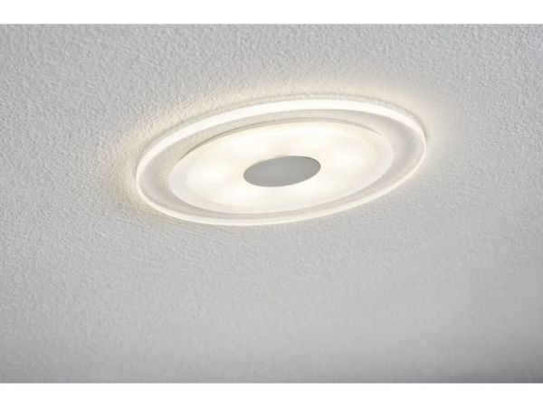 Paulmann 929.17, Indbygget lysplade, 3 pære(r ), LED, 6 W, 3000 K, Aluminium