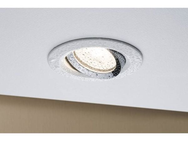 Paulmann 936.63, Innfelt lyspanel, GU5.3, 1 pære(r), 35 W, 230 V, Krom, Hvit