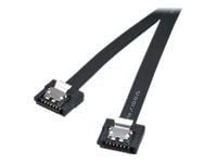 Akasa PROSLIM - SATA-kabel - Serial ATA 150/300/600 - SATA (hona) till SATA (hona) - 50 cm - spolad, rak kontakt - svart