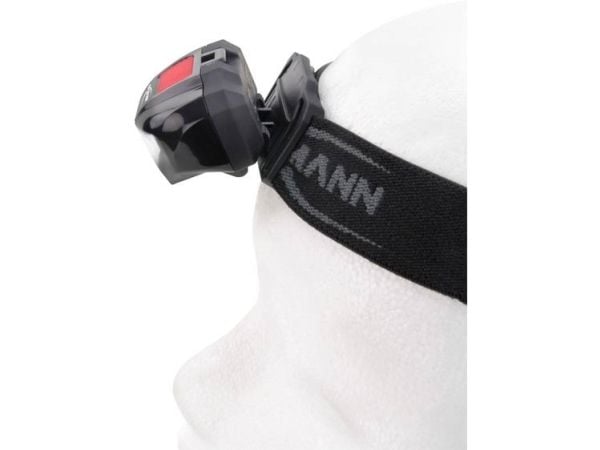 Ansmann HD70B, Hodebåndslommelykt, Svart, Akrylonitril-butadien-styren (ABS), Plastikk, IP44, LED, 1 lamper